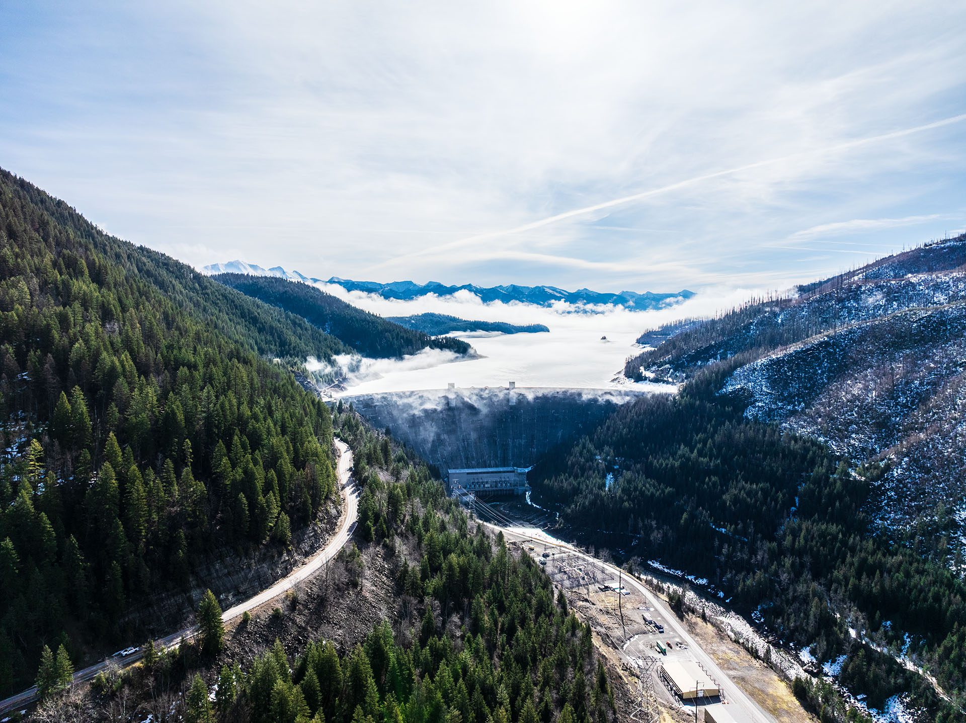 Hungry Horse Dam & Reservoir in Montana